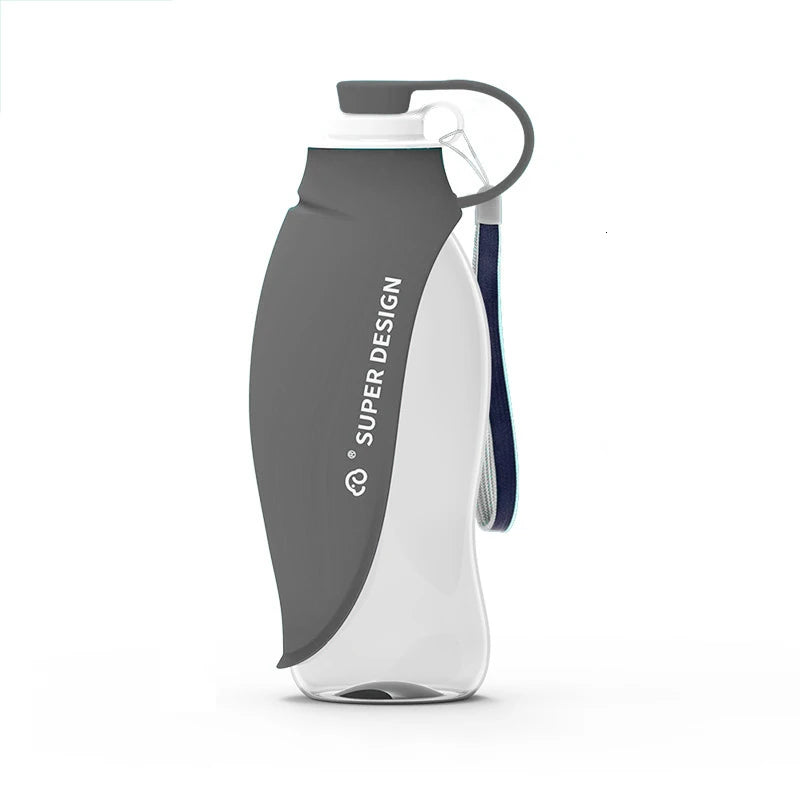 Silicone Portable Dog Travel Bottle Pet Water Dispenser Dog Water Cup Pet Leaf Bottle for Pets on Walks Hike Journeys Car Rides