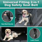 Dog Car Seat Belt Seatbelt Harness Adjustable Metal Buckle Elastic Reflective Vehicle Car Tether for Small Medium Large Dogs