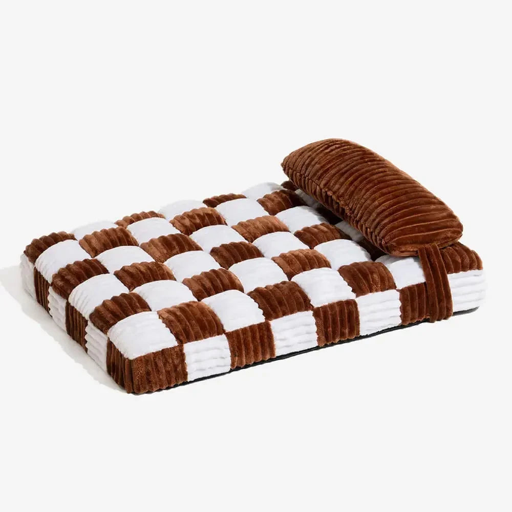 Handmade Large and Small Dog Beds with Plush Orthopedic Support Pillow Comfort Pads Mattresses Summer Warm Soft Pet Beds