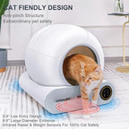 Ti Pro Smart Automatic Cat Litter Box Self-Cleaning Electric Pet Toilet with App Plastic Cat Products Smart Cat Litter Box
