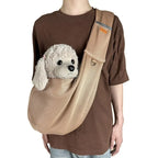 Comfortable Pet Dog Carrier Bag Crossbody Pet Shoulder Bag Outdoor Travel Portable Cat Puppy Sling Pet Supplies