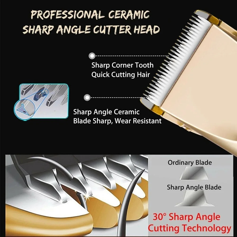 Pet Dog Hair Trimmer Electrical Cat Hair Cut Remover Cutter Grooming Tool Rechargeable Low-noise Pets Animal Haircut Machine