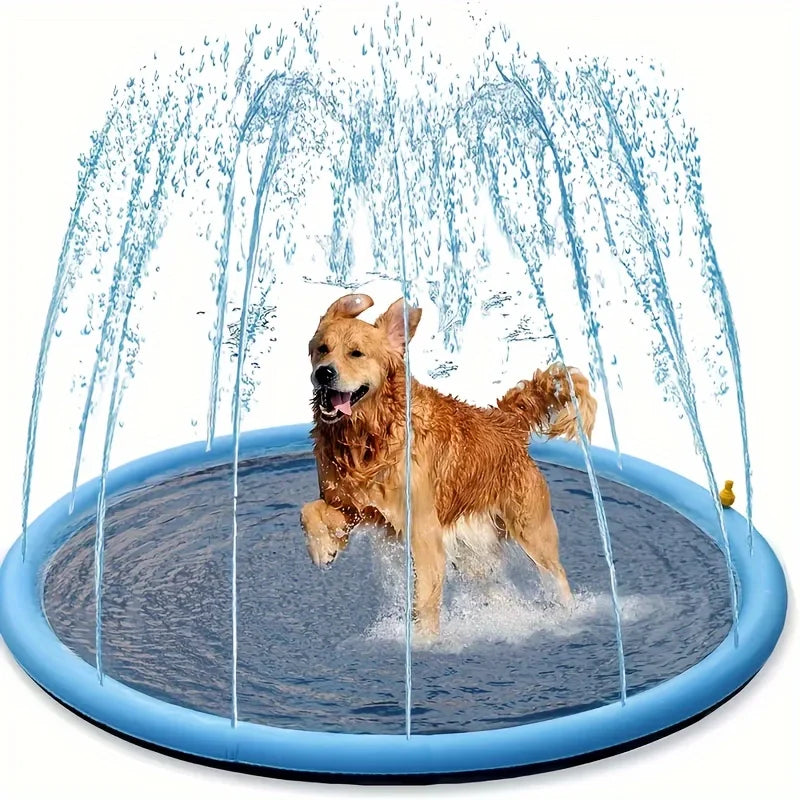 Extra Thick Foldable Dog Bathing Tub Quick-Spraying Dog Pool Durable Convenient for Outdoor Summer Perfect for Dogs Easy Storage