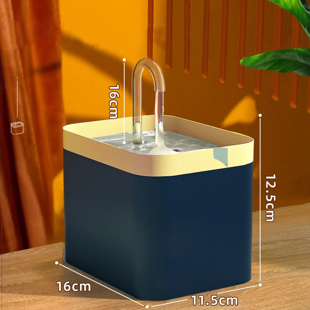1.5L Automatic Cat Water Fountain USB Charger Pet Cat Drinker Bowl Recirculate Filtring Drinker for Cats Pet Water Dispenser