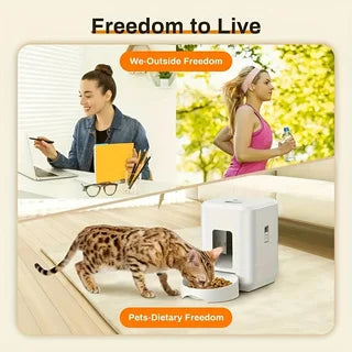 OEM 2L Automatic Cat Feeder APP Control Smart Cat Feeder Cat Dry Food Dispenser Timed Quantitativ Automatic Cat Feeder
