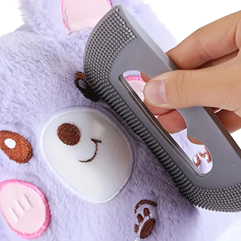 Soft Silicone Cat Hair Remover Brush Portable and Safe Pet Fur & Lint Cleaning Tool for Dogs and Cats for Home Use