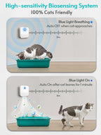 5200mAh Smart Cat Odor Purifier for Cat Litter Box Deodorizer Pet Toilet Air Purifier Dog Pet Toilet Deodorant Cat Products