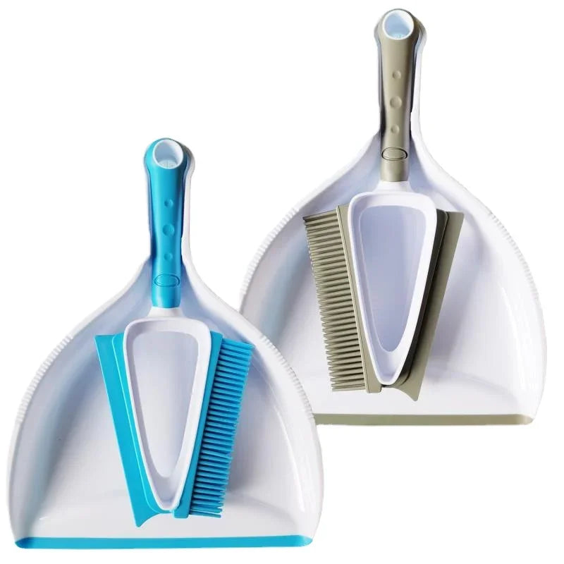 Squeegee Water Sweeper Broom Floor Plastic Pet Hair Remover Indoor Mini Broom Dustpan Home Dog Cleaning Tools