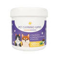 Pet Cleaning Finger Wipes Dog Ear Wipes Cat Eye Wipes Gently Cleans Ear Wax Debris Tear Stain Eye Discharge Mucus Secretions