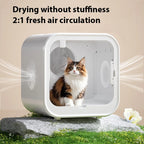 70L Large Capacity Pet Grooming Hair Dryer Box Ultra Quiet Pet Dryer Box Low Noise Cat Dog Dryer Machine for Home Use