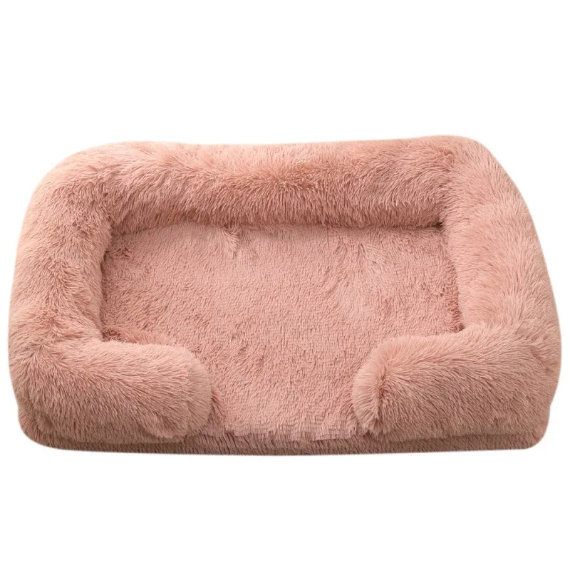 Orthopedic Dog Beds for Large Dogs Fluffy Large Dog Bed with Removable Washable Cover Non-Slip Bottom Foam Couch Bed