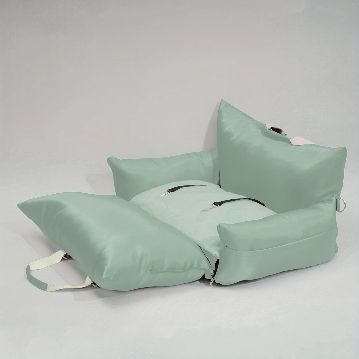 OEM LOGO Durable Dog Car Seat Bed Nest Removable & Washable Fashionable Pet Travel Bag for Small to Medium Dogs