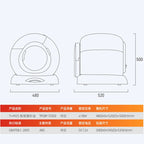 2026 New Tonepie Ti + M 65L Plastic Automatic Cat Litter Box Smart APP Control Semi-Enclosed Self Cleaning Litter Box OEM