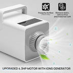 High Velocity Pet Hair Dryer 4.3HP Adjustable Heating Speed Dog Cat Blower LCD Display Touch Control Electronic Pet Hair Drying