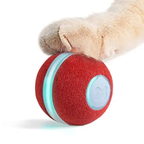 Smart Interactive Cat Toys Automatic Moving Bouncing Rolling Ball for Indoor Kitten Cat Pet Ball with Lights and Bell Pet Toys