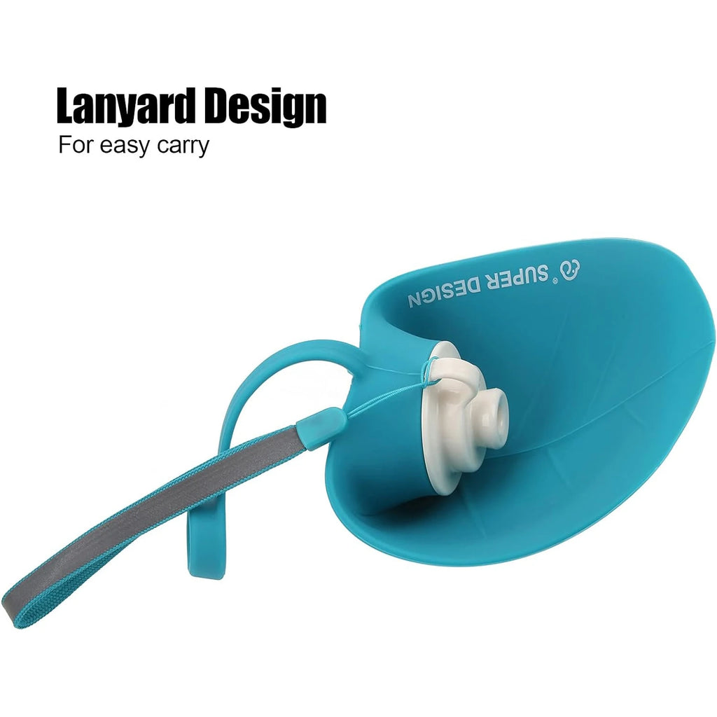 Silicone Portable Dog Travel Bottle Pet Water Dispenser Dog Water Cup Pet Leaf Bottle for Pets on Walks Hike Journeys Car Rides
