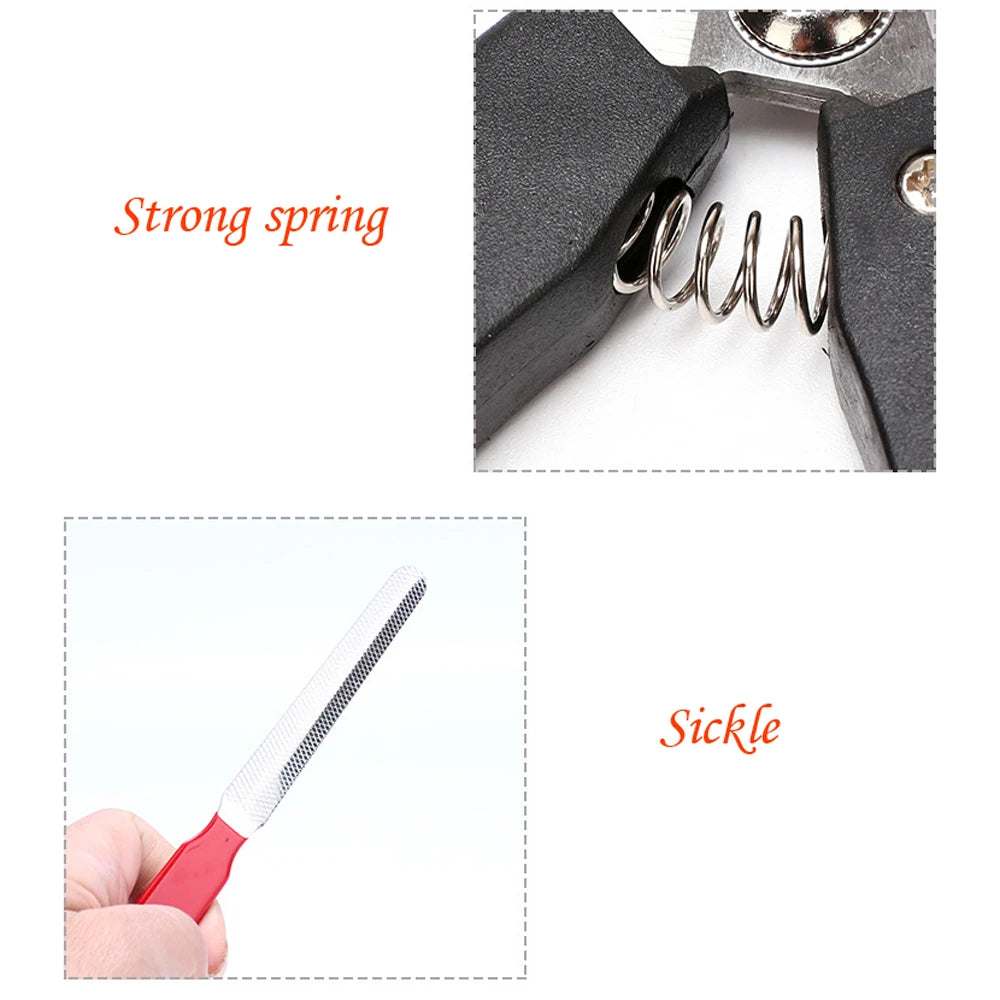 Professional Stainless Steel Pet Nail Trimmer Labor-Saving Convenient Dog Grooming Tool Essential Pet Supplies