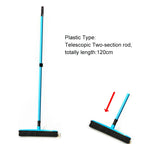 Adjustable Rubber Pet Hair Removal Broom Brush Dust Scraper Carpet Sweeper Wash Mop Telescopic Window Car Floor Cleaner