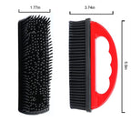 Rubber Pet Hair Removal Brush Silicone Lint Debris Remover for Dog Cleaning and Grooming Efficient Cat Brush