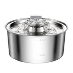 Best Seller OEM 3.2L Stainless Steel Cat Water Fountain Automatic Pet Water Dispenser with Charging Power Source