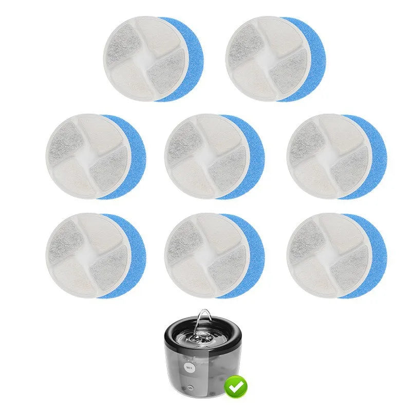 Cat Water Fountain Replacement Filters Activated Circle Fountain Carbon Filter for Hot Sale Fountain Professional Manufacturer