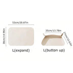 Dog Cat Food Bowl Mat With Half Wrapped Knitted Felt Waterproof Anti-Oil and Easy to Clean Cat Water Fountain Mat