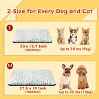 Luxurious Modern Self-Warming Cat Bed Winter Anti-Slip Solid Pattern Pet Heating Pad Soft Warm Dog Mat for Indoor Use