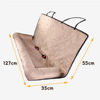 Waterproof Dog Car Seat Cover Pet Travel Pet Carrier Car Dog Seat Mat Protector With Middle Seat Outdoor Pet Products