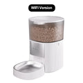 2026 OEM 4L Automatic Pet Feeder with Camera Smart Pet Feeder Mult-Cats AI Identification Generate Comics Dog Dry Food Dispenser