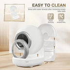 Self Cleaning Plastic Cat Litter Box 65L Extra-Large Capacity Automated Multiple Cats APP Control Safe Low Noise
