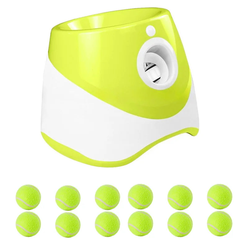 Wholesale Dog Ball Thrower for Dog Automatic Dog Ball Launcher With 3/6/12 Tennis Balls Indoor and Outdoor