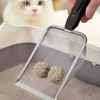 Stainless Steel Pet Litter Shovel Convenient Tool for Dogs and Cats Easy Clean Tool for Dog and Cat Pan