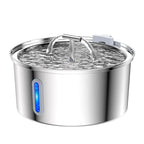 Hot Selling Custom 3.2/4L Stainless Steel Pet Water Dispenser with Water Level Wholesale Cat Water Fountain Manufacturer OEM ODM