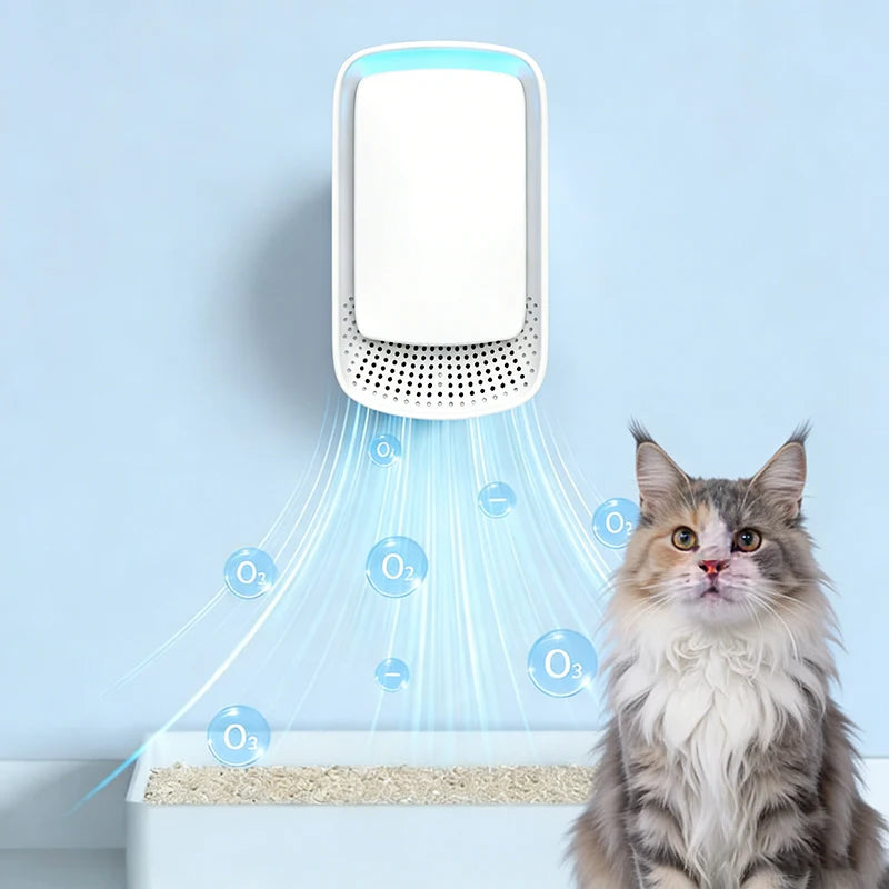Portable Air Purifier Vacuum Household Plug-in Smart Air Purifier Deodorization Deodorant for Cat Litter Box Room Cat Products