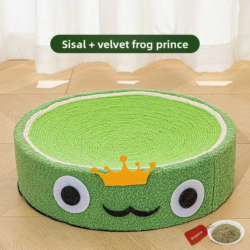 Cute Design Cat Scratcher Mat Bed 3 in 1 Cat Lounge Furniture Protective Carpets Sofas Durable Cardboard Tree Cat Entertainment