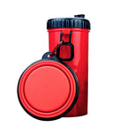 4 in 1 Pet Portable Dog Water Bottle With 2 Collapsible Bowls Travel Pet Manufacturer OEM Pet Water Bottle Feeder Dog Bottle