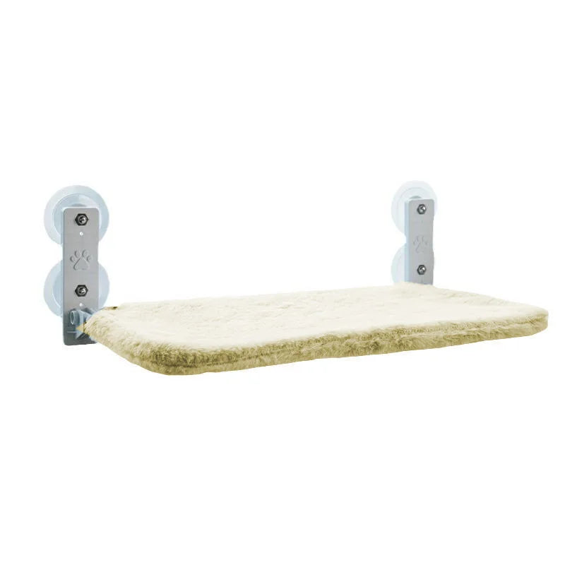 Cat Window Hammock Foldable Cordless Suitable for Both Use Robust Metal Frame Cat Beds for Indoor Cat Hammock