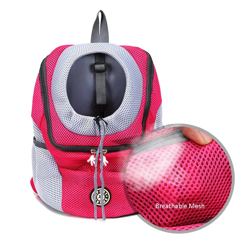 Pet Dog Carrier Bag Carrier for Dogs Backpack Out Double Shoulder Portable Travel Backpack Outdoor Dog Carrier Bag Travel Set