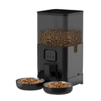 2026 New 4L/6L OEM Dual Bowls Automatic Cat Feeder with Camera TUYA APP Smart Pet Feeder Stainless Steel Bowl  for Muti Dogs Cat