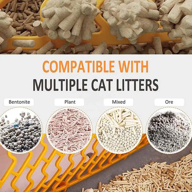 2025 New Open Top Design Automatic Cat Litter Box WiFi APP OEM Electric Pet Toilet Self Cleaning Smart Cat Toilet for Cats