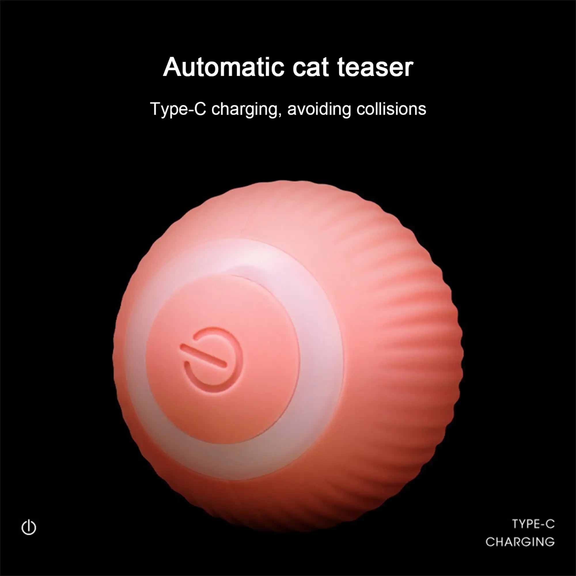 Interactive Indoor LED Light Cat Ball Toy Eco-Friendly Silicone Cat Toy for Dogs and Kittens Cat Toys for Training