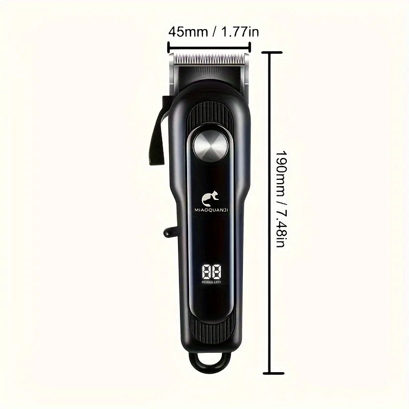 Rechargeable Cordless Pet Grooming Kit Low Noise Dog & Cat Clippers for Home Use Stainless Steel for All Fur Types