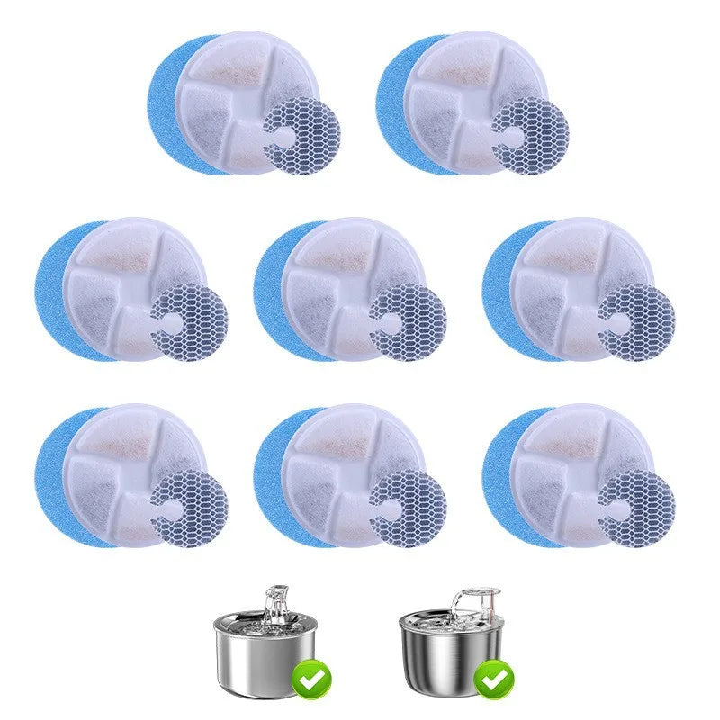 Cat Water Fountain Replacement Filters Activated Circle Fountain Carbon Filter for Hot Sale Fountain Professional Manufacturer
