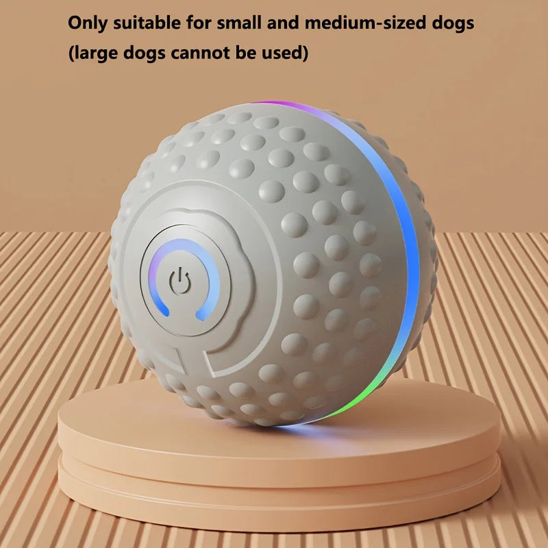 Self-Bouncing Interactive Dog Toy Ball Smart USB Rechargeable Indoor and Outdoor Playing Ball for Medium Large Dogs