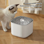 3L Large Capacity Pet Dog Cat Water Fountain with Circulating Filter Automatic Pet Water Dispenser with USB Port for Pets