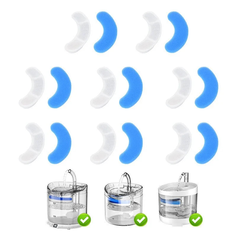 Cat Water Fountain Replacement Filters Activated Circle Fountain Carbon Filter for Hot Sale Fountain Professional Manufacturer