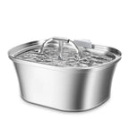Hot Selling Custom 3.2/4L Stainless Steel Pet Water Dispenser with Water Level Wholesale Cat Water Fountain Manufacturer OEM ODM