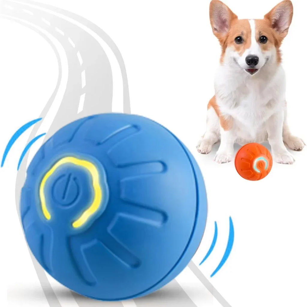 Pet Toys Gravity Electric Pet Ball Smart Bouncing Dog Ball Automatic Rolling Ball for Dogs and Cats
