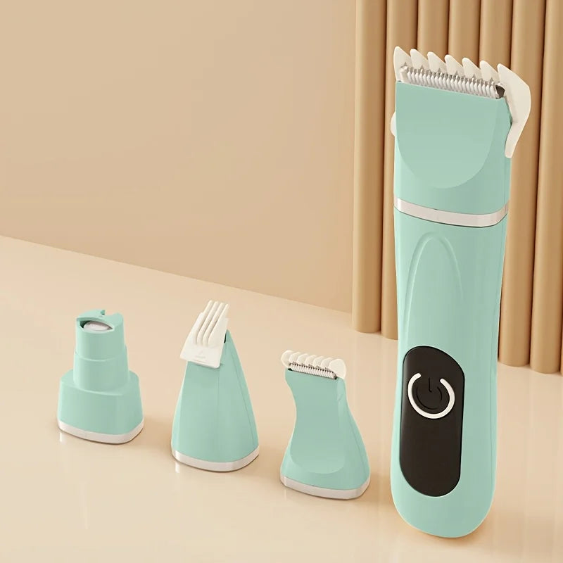 4 in 1 Pet Dog Electric Clipper Cat Paw Hair Trimmer Pet Electric Clipper Dog Hair Clipper Teddy-Specific Pet Grooming Tool