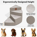 Custom Luxury Modern Foldable Waterproof Cotton Removable Spiral Pet Stairs Step Ease Anti-scratch Cover Dog Stairs